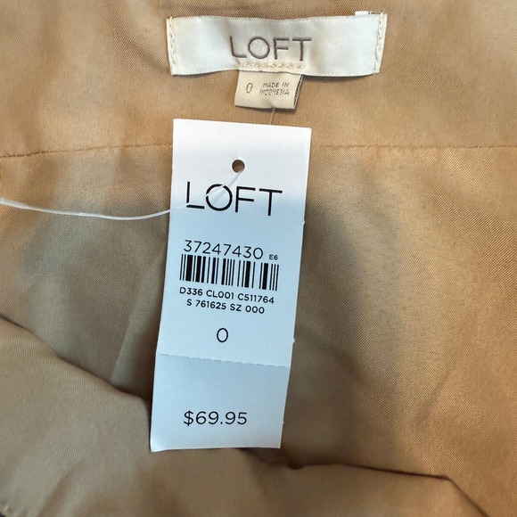 Loft Leopard Print Mini Skirt Size 0 Brown Black Fuzzy Texture - Picture 6 of 9